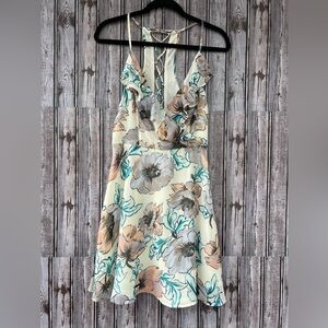 Floral Print Spaghetti Strap‎ Dress